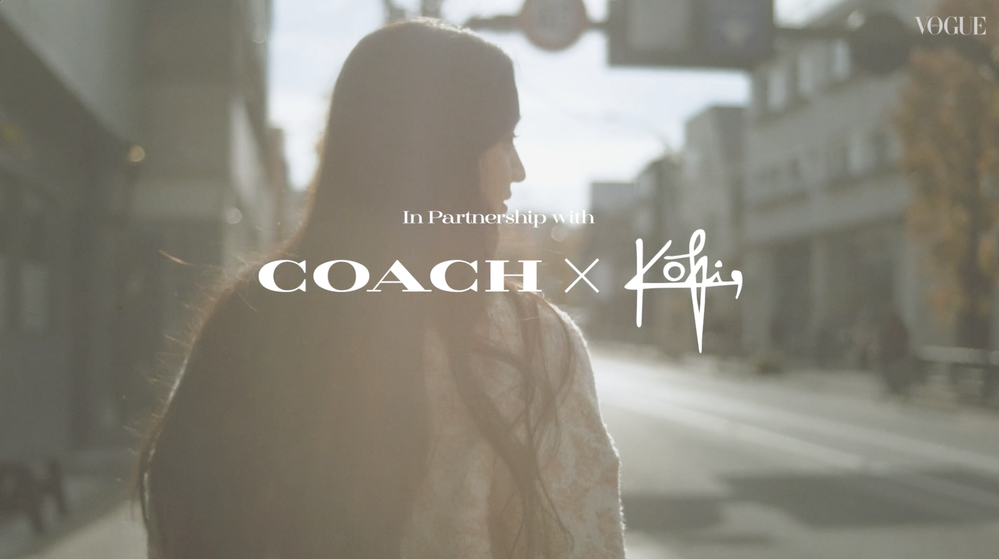 vogue Japan「 in partnership with coach × koki 」